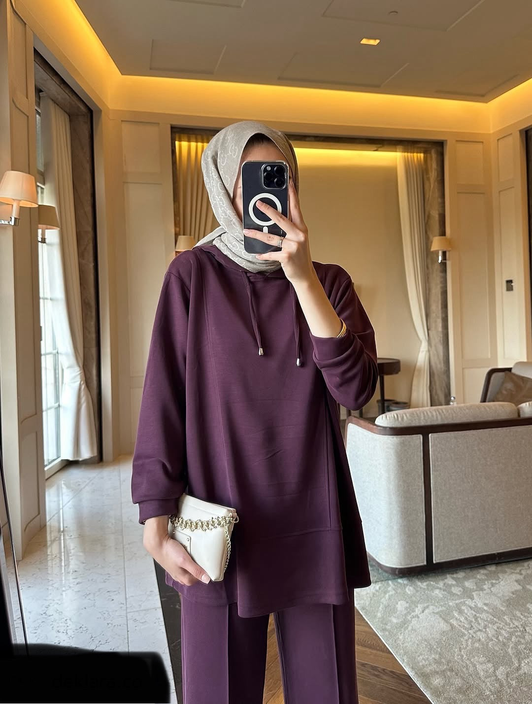 Oysho takım mürdüm