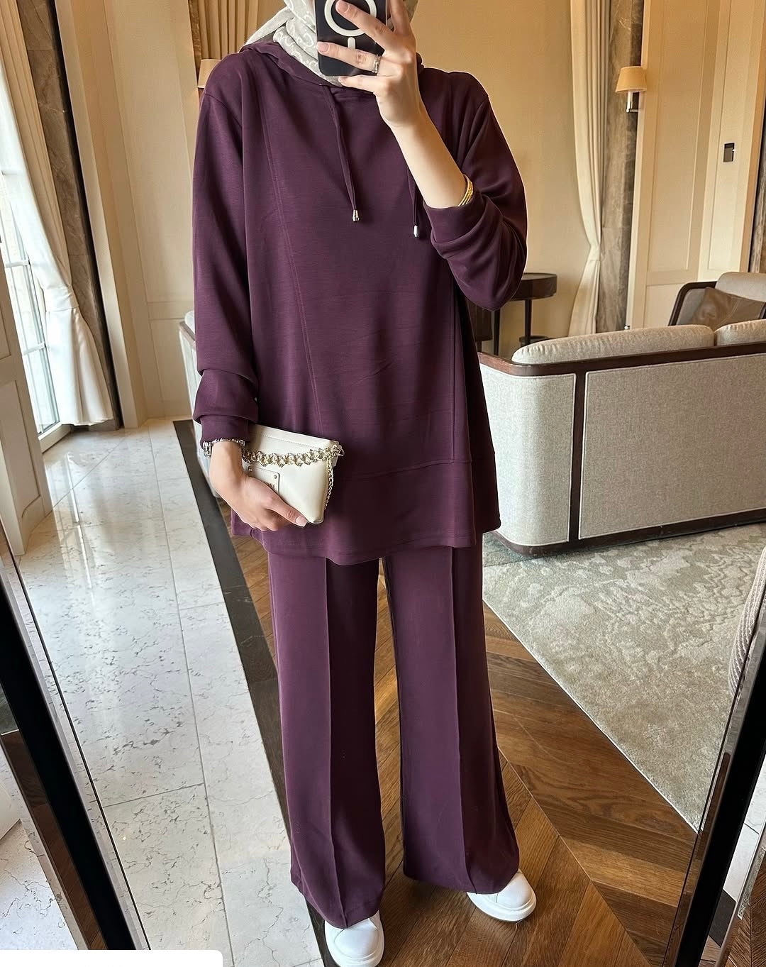 Oysho takım mürdüm